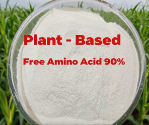 Usine de poudre d'acide aminé 90% sans hydrolyse enzymatique Shihong Chine engrais azoté organique entièrement soluble dans l'eau cru - Product Image 1