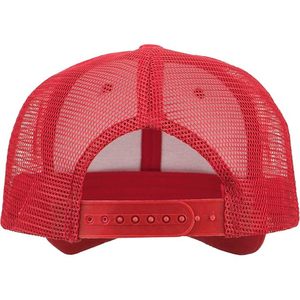 Casquette de camionneur en mousse brodée personnalisée à 5 panneaux pour hommes Casquette de camionneur en maille souple - Product Image 5