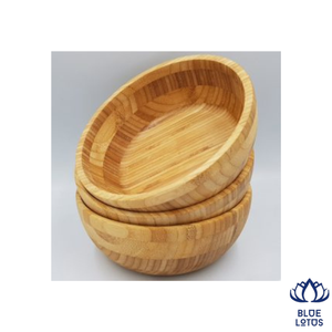 Bol en bambou tissé durable, best-seller, 100% naturel, léger, vaisselle, pour servir du riz et des salades, BLFC Vietnam - Product Image 1
