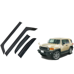 Déflecteurs de fenêtres pour Toyota Land Cruiser FJ 2007-2017 PC, pare-pluie, protection des vitres de voiture - Product Image 1