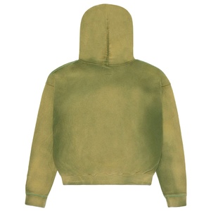 Fabricante de Sudaderas con Capucha, MOQ Bajo, Personalizadas, Estilo Vintage Desteñido al Sol, Lavado Ácido, 500 Gsm, Sudadera con Capucha Lavada al Ácido 2026 - Product Image 3