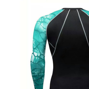 Camiseta Deportiva de Manga Larga Solid Trader de Diseño Avanzado, Elástica en Cuatro Direcciones, Transpirable, Protectora, Ropa Deportiva Activa, Rash Guard - Product Image 6