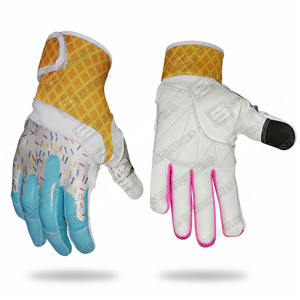 Gants de frappe de baseball professionnels en cuir de vache, logo et design personnalisés pour l'entraînement au baseball/softball, tailles personnalisées - Product Image 1