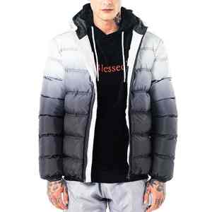 Blouson matelassé personnalisé, conception OEM, logo personnalisé, prix d'usine, vente en gros, grande taille, imperméable, avec capuche - Product Image 4