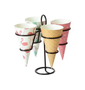 Support à cupcakes et cornets de glace en métal de qualité supérieure – Présentoir haut de gamme pour fêtes, au prix le plus bas - Product Image 6