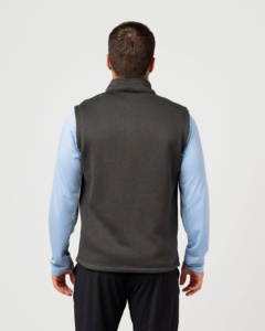 Chaleco polar para hombre con cremallera completa, cortavientos, capa intermedia para invierno y actividades al aire libre, chaleco polar de marca para hombre - Product Image 6
