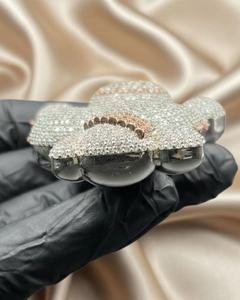 Colgante de Personaje de Dibujos Animados Anergy Bear con Incrustaciones de Moissanita VVS en Plata 925, Colgante Personalizado de Dibujos Animados, Colgante Hip Hop para Raperos - Product Image 3