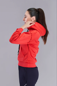 Sweat à capuche en toile pour femme, sur mesure, respirant, tendance, élégant et confortable, à prix raisonnable - Product Image 5