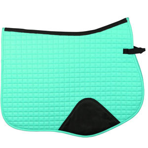 Produits équestres pour le confort du cheval, tapis de selle tout usage en coton à infrarouge lointain, rose avec bordure noire, OEM - Product Image 4