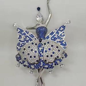 Pendentif Hip Hop de Luxe Personnalisé de Qualité Supérieure pour Hommes, Collier Lettre Sertie de Moissanite, Plaqué Argent Haute Brillance, Sertissage en Canal - Product Image 1