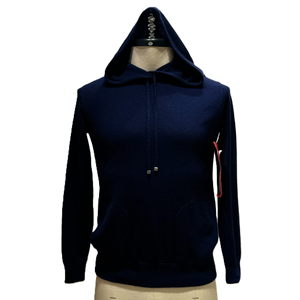 Sudadera con Capucha de Alta Calidad, Corte Ajustado, Lisa, con Cierre, para Hombre, de Algodón y Poliéster, Forro Polar Grueso - Product Image 1