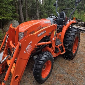 Tracteur compact diesel Kubota L4060 4x4 de haute qualité, 40 CV, tracteur agricole à roues avec chargeur frontal, équipement agricole en vente - Product Image 3