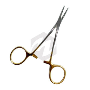 Portaagujas Halsey Premium de 11.5 cm con Mordazas de Carburo de Tungsteno, Instrumentos Médicos de Acero Inoxidable de Grado Quirúrgico para Sutura Dental - Product Image 2