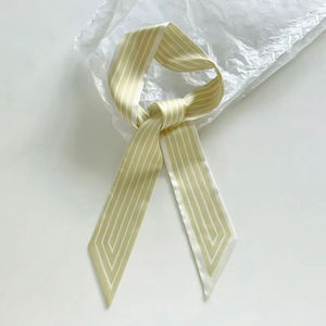 Pañuelo de seda largo y fino para mujer, lazo para el pelo, cinta de seda, pañuelo pequeño para el cuello, lazo para asa de bolso, pañuelo de mano, lazo para la cabeza, para primavera - Product Image 6