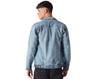 Chaqueta Vaquera para Hombre, Casual, Venta al Por Mayor de Fábrica, Alta Calidad, Marca, Otoño Invierno, Corte Regular, Moda Clásica, Estilo Urbano, 100% Algodón - Product Image 2