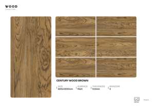 Azulejos de porcelana con acabado mate de la colección Luxury Wood, tamaño 600x1200, con aspecto de madera, para pisos y paredes, para diseño de interiores de casas modernas. - Product Image 5