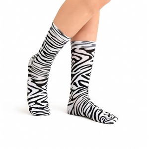 Men's Women's Spandex/<b>Polyester</b> Crew <b>Socks</b> Breathable Durable Quick Dry & Anti-Bacterial Eco-Friendly & Odor Resistant - Product Image 1