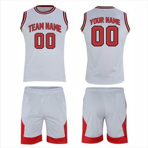 Shorts de basket-ball personnalisés en gros, uniformes grande taille respirants à séchage rapide, avec logo et numéro d'équipe personnalisés, vêtements de sport OEM - Product Image 5