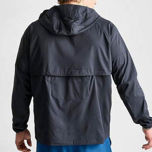 Men's <b>Hooded</b> <b>Soft</b> <b>Shell</b> <b>Jacket</b> Water Resistant Zipper Closure Regular Fit Polyester Outdoor Wear - Product Image 2