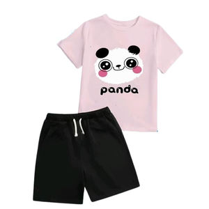 Conjunto de camiseta de Jersey de manga corta de algodón 100% de alta calidad, camisa de serigrafía de talla grande de fabricantes al por mayor de Color sólido - Product Image 3