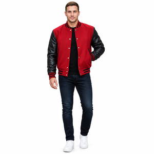 Custom Varsity Letterman <b>Jacket</b> OEM ODM College <b>Baseball</b> <b>Bomber</b> <b>Jacket</b> Manufacturer - Product Image 1