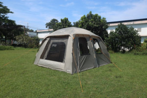 Tente de camping spacieuse monocouche Andes, type à armature droite, une chambre, un salon, toutes saisons, imperméable, 4-5 personnes - Product Image 6