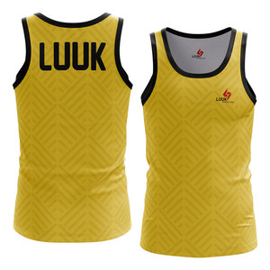 Camiseta sin Mangas Personalizada para Hombre, Sublimación Completa, Absorbe la Humedad, Camiseta Deportiva para Gimnasio, Running, Entrenamiento, Ropa de Equipo, Proveedor OEM - Product Image 3