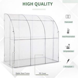 Grande Serra Moderna con Telaio in Acciaio Zincato, Legno, Metallo e PVC, Facile da Montare, per Giardini Domestici e Matrimoni - Product Image 3