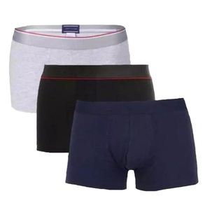 Boxers blancs respirants pour hommes, taille mi-haute, avec motif lettres unique, quantité minimale, shorts pour hommes - Product Image 1