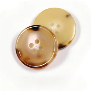 Boutons en corne de buffle faits à la main, imitation antique, durables, de haute qualité, personnalisés, à 4 trous, pour chemises, costumes, manteaux et pardessus, vente en gros - Product Image 5