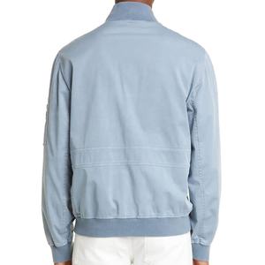 Chaquetas de nailon con logotipo personalizado para hombre, venta al por mayor, liso, bordado, satén rosa, color blanco, para invierno - Product Image 3