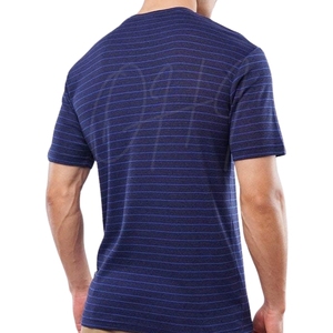 Camiseta de Manga Corta para Hombre, Azul Marino, Lisa, Casual, Holgada, 100% Algodón, Transpirable, Ecológica, de Secado Rápido, con Logotipo Personalizado al por Mayor - Product Image 2