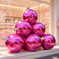 Grande boule décorative gonflable brillante, ballon miroir, sphère miroir, boules de Noël gonflables, décorations pour discothèques, centres commerciaux, événements et fêtes