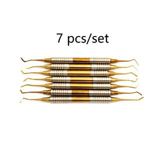 7pcs Dental High Quality Composite Filling Tool Spatula Titanium Filling Dentist <b>Instrument</b> By Grip Surgical - Product Image 1