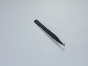 Pinzas para extensión de pestañas al por mayor, color negro, con punta puntiaguda y suave de 10 mm, pinzas para extensión de pestañas para belleza - Product Image 4