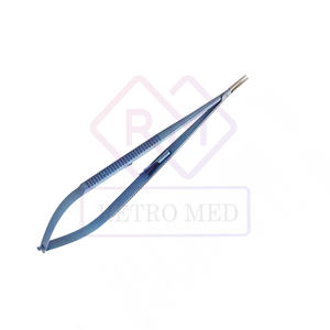 Portaagujas Jacobson de 18.5 cm, mango plano, para suturas, de titanio grado A+, de MEDICAB INSTRUMENTS - Product Image 6