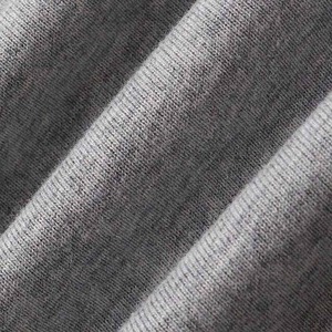 Camisetas de algodón puro de 350 g, color gris, personalizadas para hombre, cuello redondo, corte holgado, básicas, de manga larga, en venta. - Product Image 5