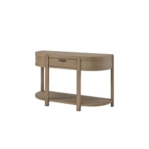 Consolle curva a 1 cassetto color Toffee - Product Image 4