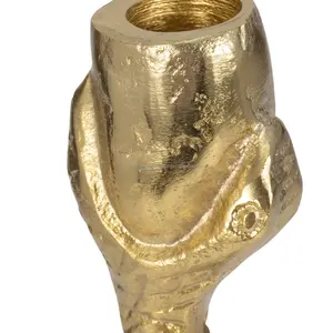 Porte-bougie décoratif de luxe, design moderne, en métal, pour table, centre de table pour mariage, hôtel - Product Image 2