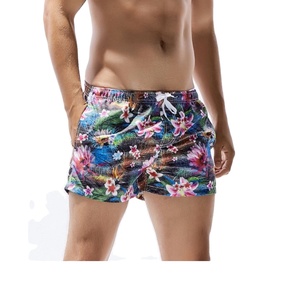 กางเกงว่ายน้ำขาสั้นสำหรับผู้ชายกางเกงขาสั้นเล่นกีฬาวิ่งกางเกงขาสั้นเล่นกระดานโต้คลื่นสีพื้นสำหรับผู้ชายพิมพ์โลโก้ได้ตามต้องการ - Product Image 1