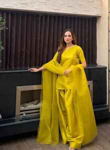 Vestidos Tradicionales Farshi Shalwar Qameez, Vestido de Fiesta Completamente Cosido, Vestidos Casuales para Mujer, Más Vendidos - Product Image 6