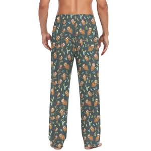 Pyjama d'été pour homme en coton à carreaux, taille élastique, léger, respirant, grande taille, vêtements de nuit, vêtements de maison - EN PROMOTION - Product Image 6