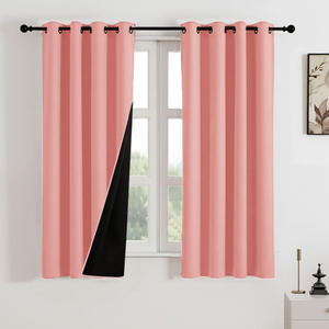 Rideaux occultants pour chambre à coucher, 2 panneaux, vente en gros fabricant, 100% coton, à œillets, texturés - Product Image 4