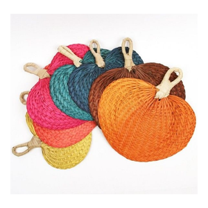 Abanico de Hoja de Palma Natural, Hecho a Mano en Vietnam, para Promociones de Verano, Recuerdos de Boda y Decoración de Resorts - Product Image 2