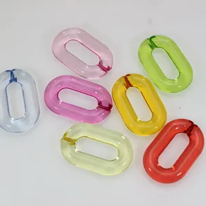 Acrylic Decorative Chain Links <b>Plastic</b> Chain Link <b>Strips</b> Designer Acrylic Link Chain Modern Hanging Chain Links Acrylic Chain - Product Image 1