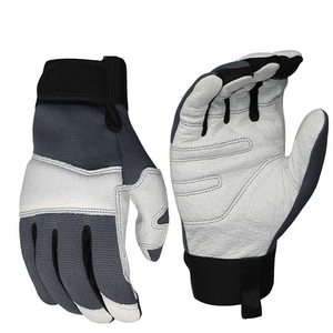 Guantes de Seguridad Mecánicos con Pantalla Táctil, Resistentes a Cortes, Diseño Personalizado, de Cuero, Fabricados Directamente en Pakistán - Product Image 1