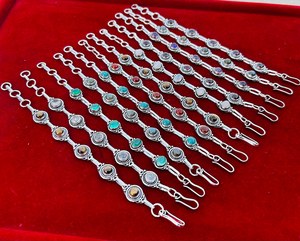 Multi Color Crystal <b>Bracelet</b> Natural <b>Gemstone</b> Silver Plated Handmade <b>Bracelet</b> For Women Wholesale Jewelry - Product Image 4