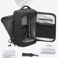 Sac à dos pour ordinateur portable Eastshine, unisexe, imperméable, grande capacité, extensible jusqu'à 17 pouces, pour la randonnée