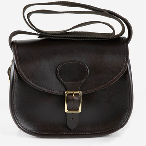 Pochette tactique en cuir marron à 5 emplacements, fermeté moyenne, pour 8x 25-30 munitions, sac utilitaire de chasse et de tir - Product Image 4