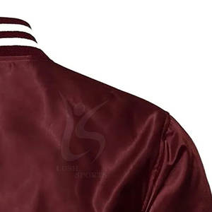 Chaqueta Varsity de Satén de Lujo, Nueva Chaqueta de Satén a la Moda, Chaqueta de Satén Ligera, Chaqueta de Satén Cómoda - Product Image 5